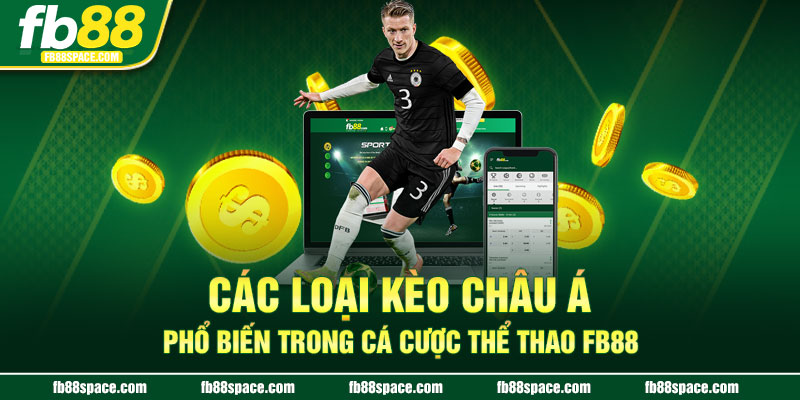 Các loại kèo châu Á phổ biến trong cá cược thể thao FB88