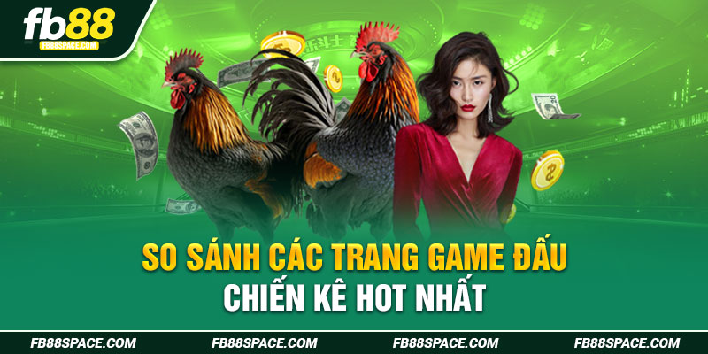 So sánh các trang game đấu chiến kê hot nhất